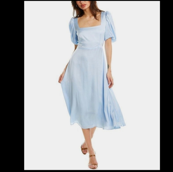 BNWT!BARDOT Poppy Tie Back Midi Dress - Picture 7 of 11